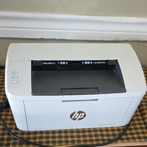 HP LaserJet Pro M15w Wireless Printer - White and Gray Works Great Office Home